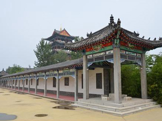 中式古建长廊