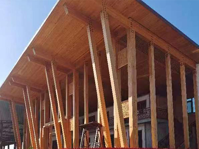 重型木结构展厅